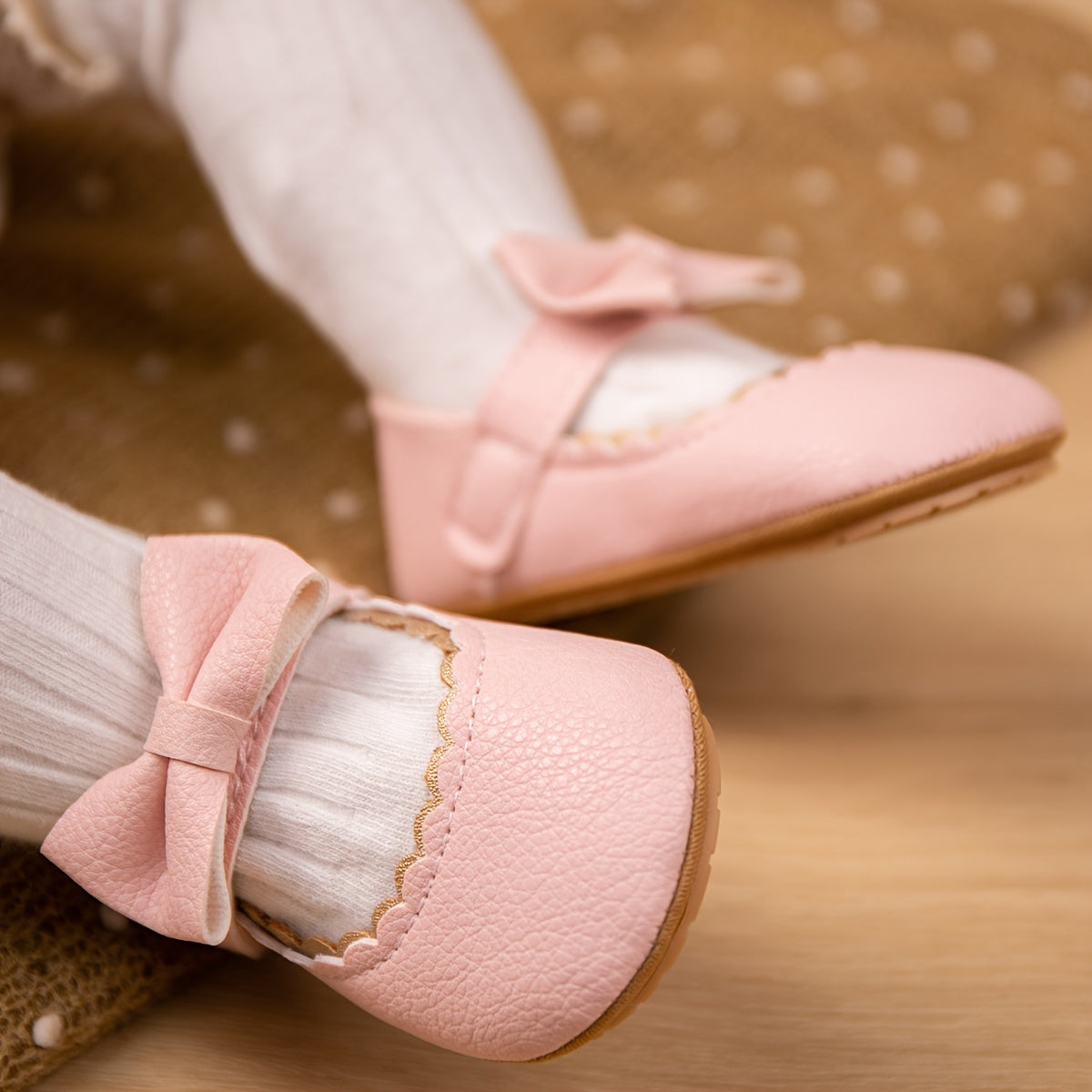 Infant Baby Girls Soft Sole Anti Slip Princess Dress Shoes