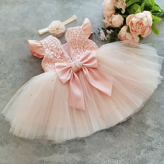 Pretty in Pink: A Princess Dress for Your Newborn Girl's First Birthday