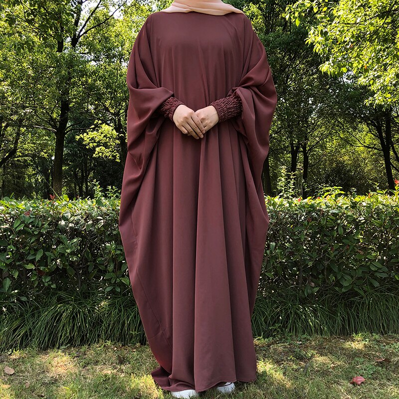 Elegant Butterfly Modest Abaya with High Quality Elastic for Ramadan and Eid