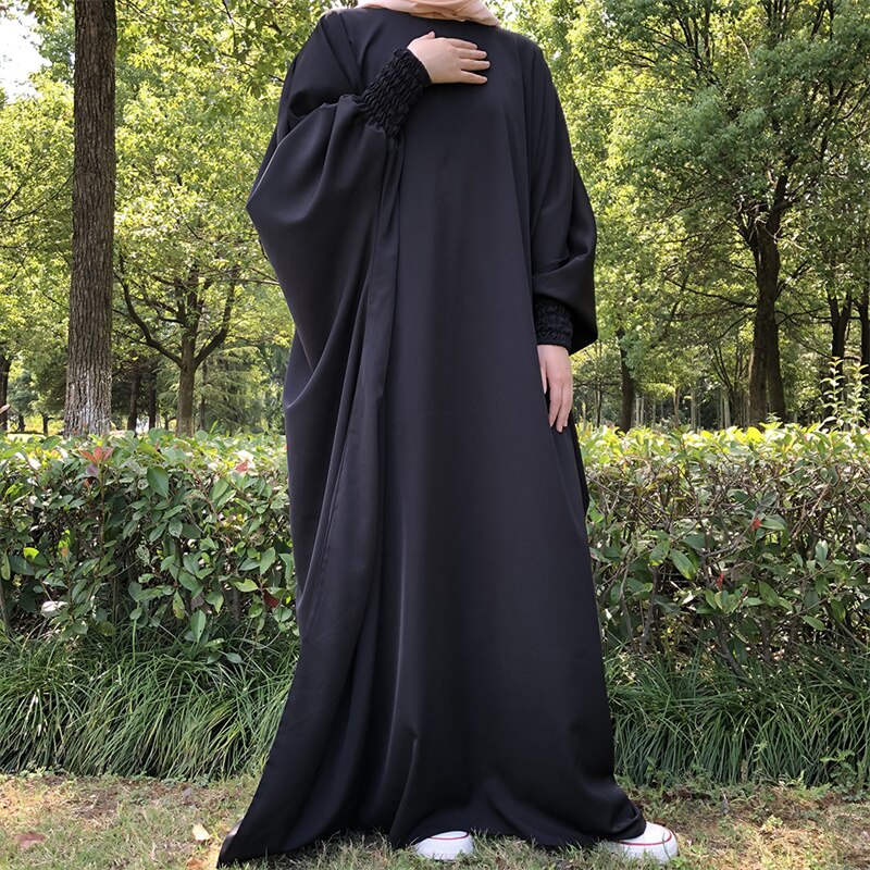 Elegant Butterfly Modest Abaya with High Quality Elastic for Ramadan and Eid