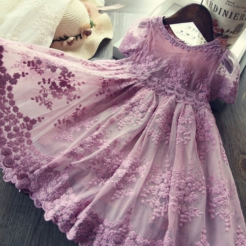 Elegant Flower Girl Dress for Weddings and Eid Celebrations