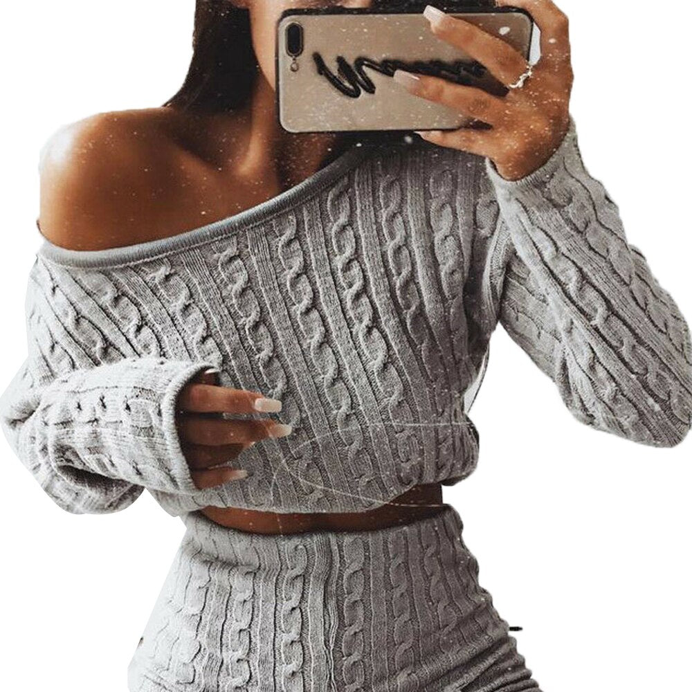 2023- Amazing Women Knit Sweater Top Lounge