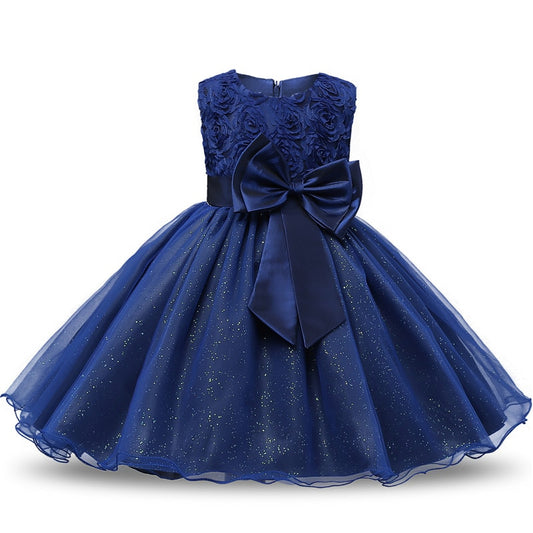 Regal Children's Princess Girl Dress for Weddings and Birthday Parties