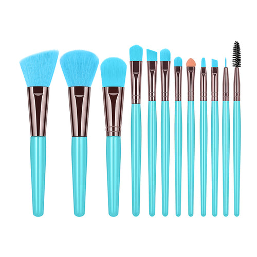Xinyan Professional Blue Makeup Brush Set