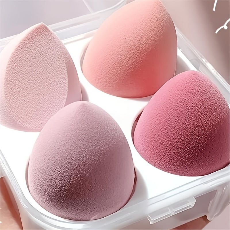 4pcs Makeup Sponge Set for Dry and Wet Use