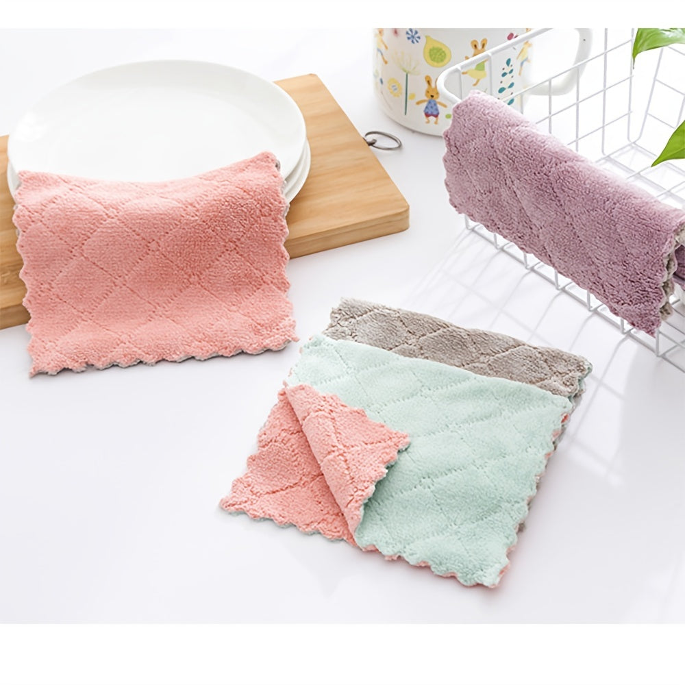 Microfiber Reusable Cleaning Dishcloth Set