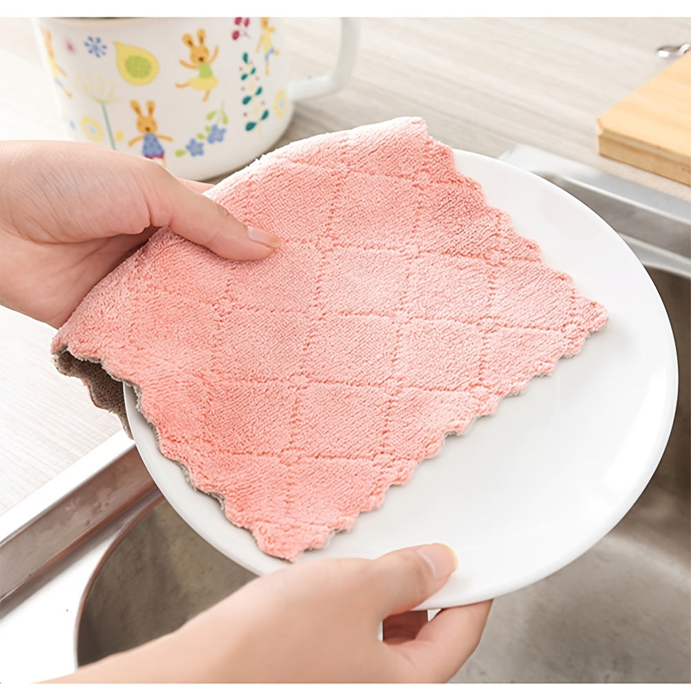 Microfiber Reusable Cleaning Dishcloth Set