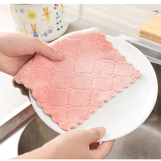 Microfiber Reusable Cleaning Dishcloth Set