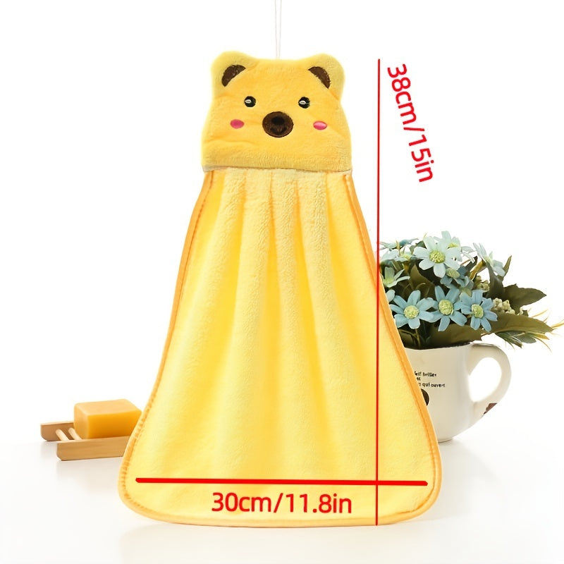 3PCS Cartoon Bear Kitchen Cleaning Towels