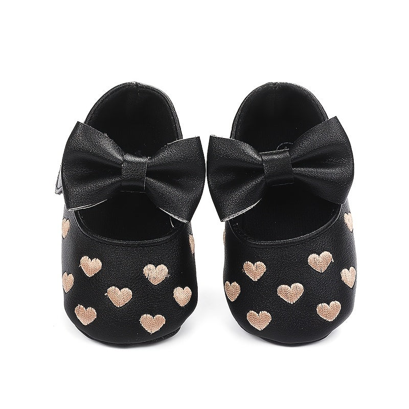 Infant Baby Girls Mary Jane Flats with Soft-soled Anti-slip Design