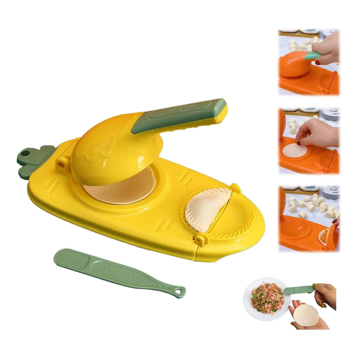 1-Piece 10"/9" 2-in-1 Dumpling Maker