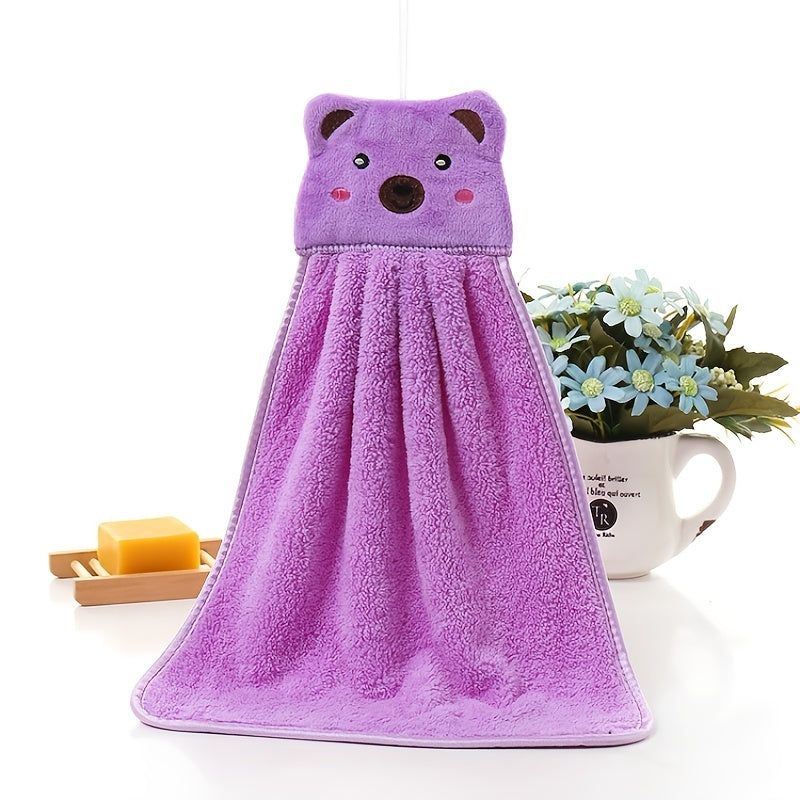 3PCS Cartoon Bear Kitchen Cleaning Towels