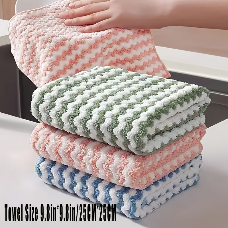 5/10/20/30 Pack Coral Fleece Microfiber Dish Cloths