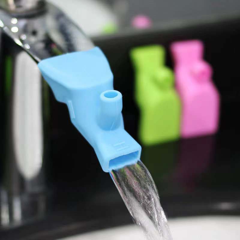 3-Pack Silicone Sink Faucet Extenders for Children