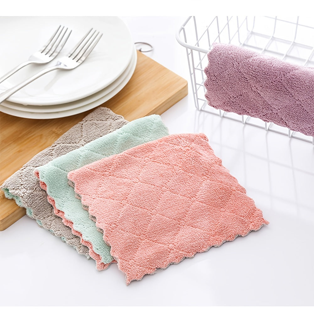 Microfiber Reusable Cleaning Dishcloth Set