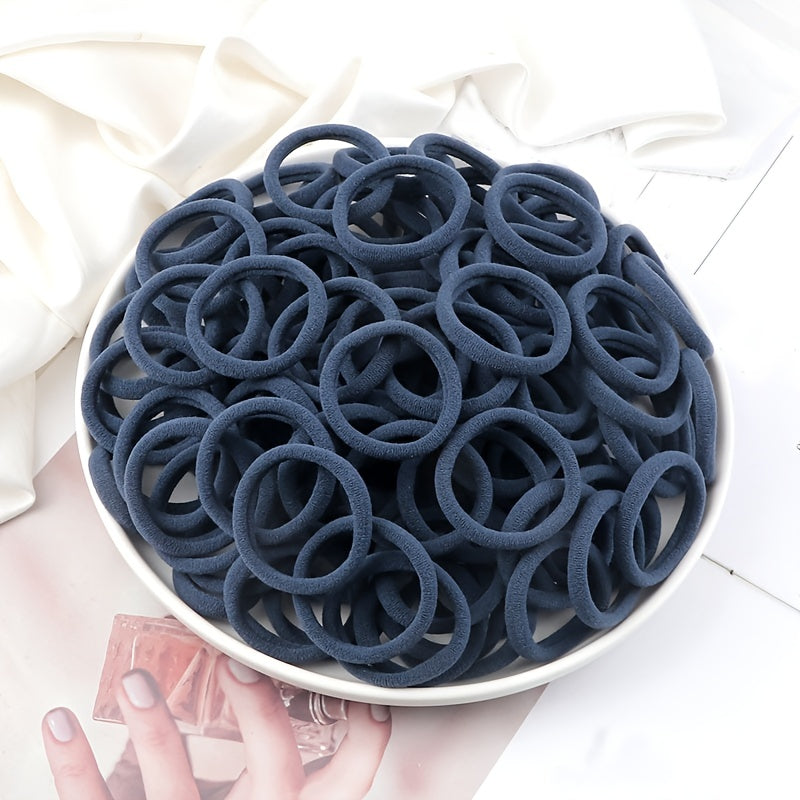 50PCS Solid Color Hairbands