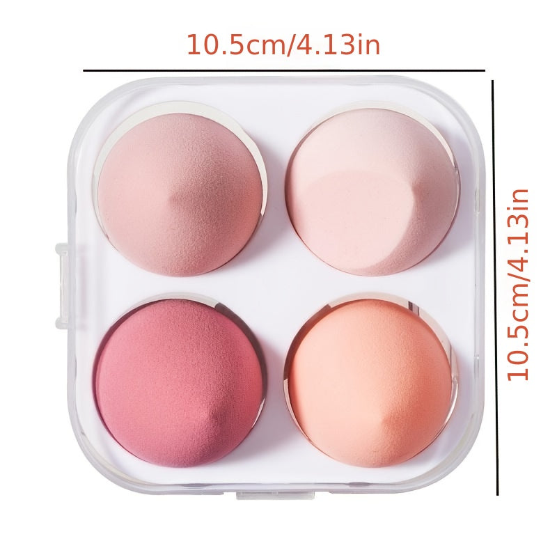 4pcs Makeup Sponge Set for Dry and Wet Use