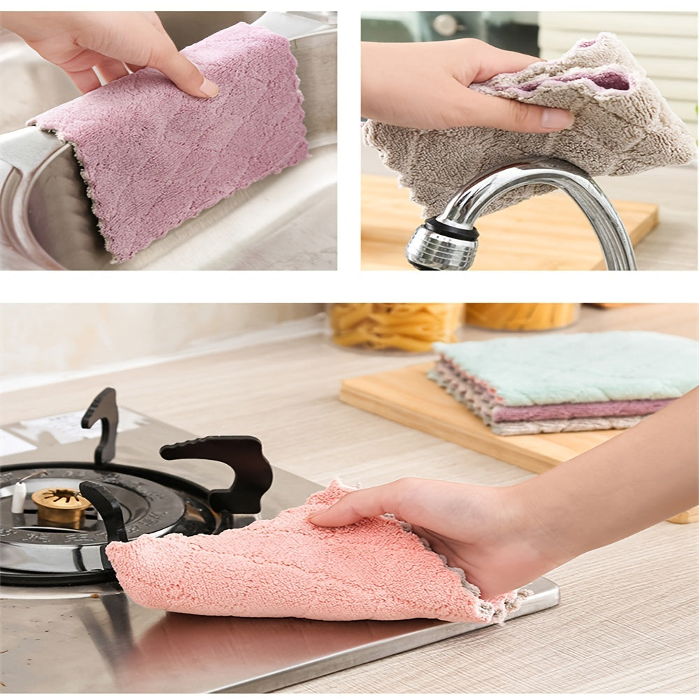 Microfiber Reusable Cleaning Dishcloth Set