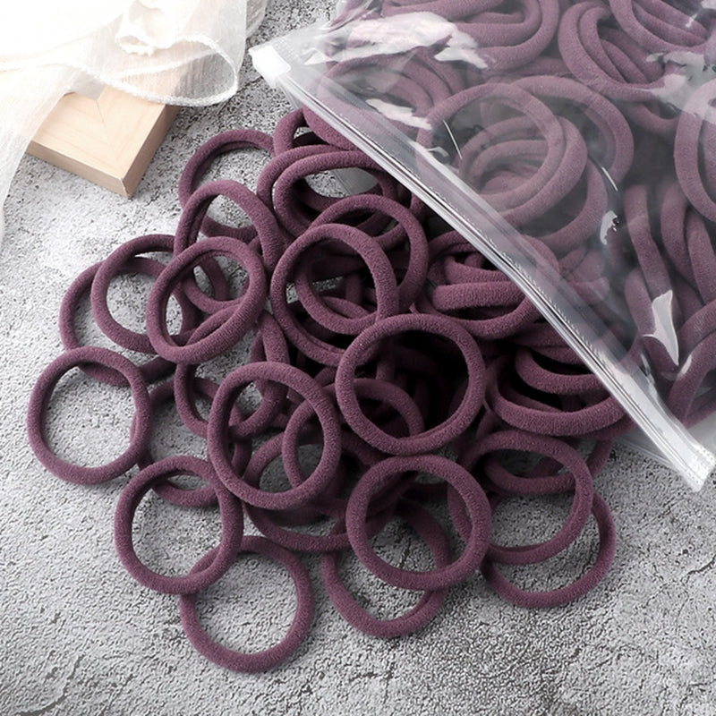 50PCS Solid Color Hairbands