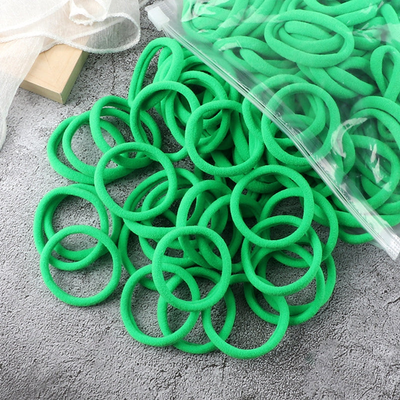 50PCS Solid Color Hairbands