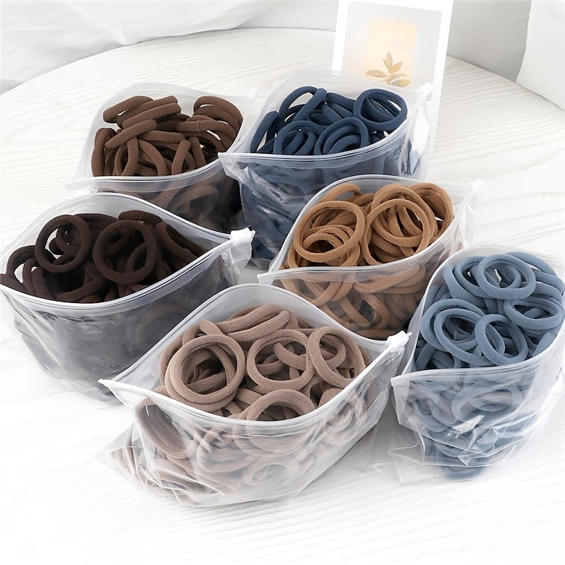 50PCS Solid Color Hairbands