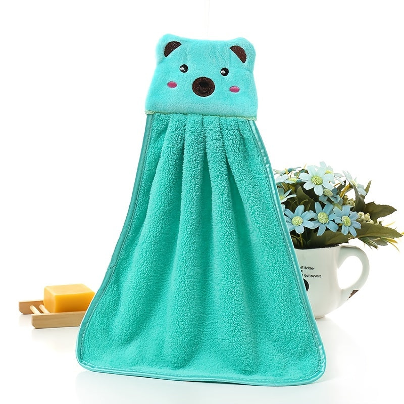 3PCS Cartoon Bear Kitchen Cleaning Towels