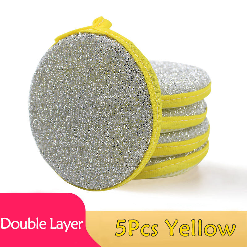 5/10PCS Double-Sided Dishwashing Sponges