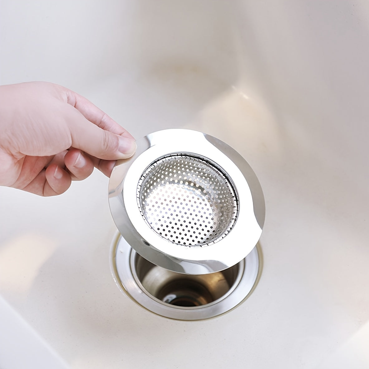 2 Pack Stainless Steel Kitchen Sink Strainer