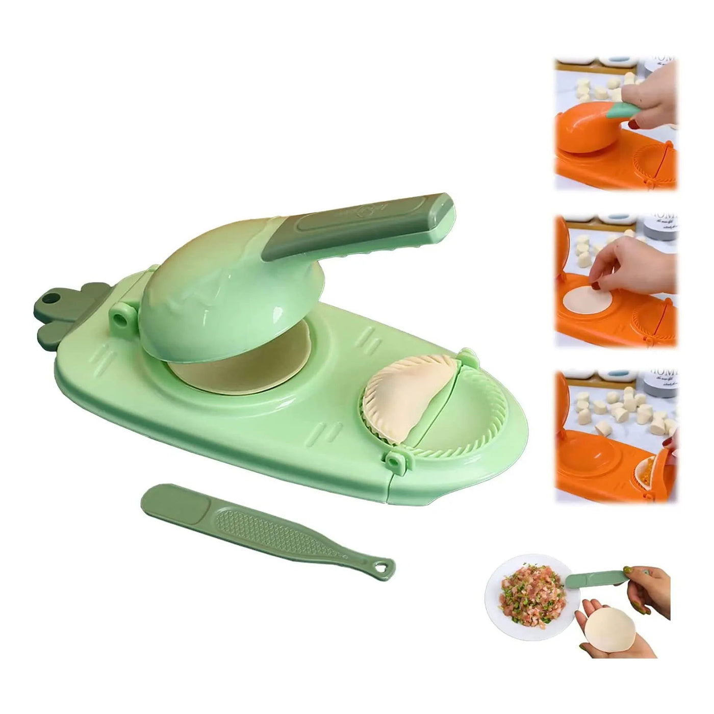 1-Piece 10"/9" 2-in-1 Dumpling Maker