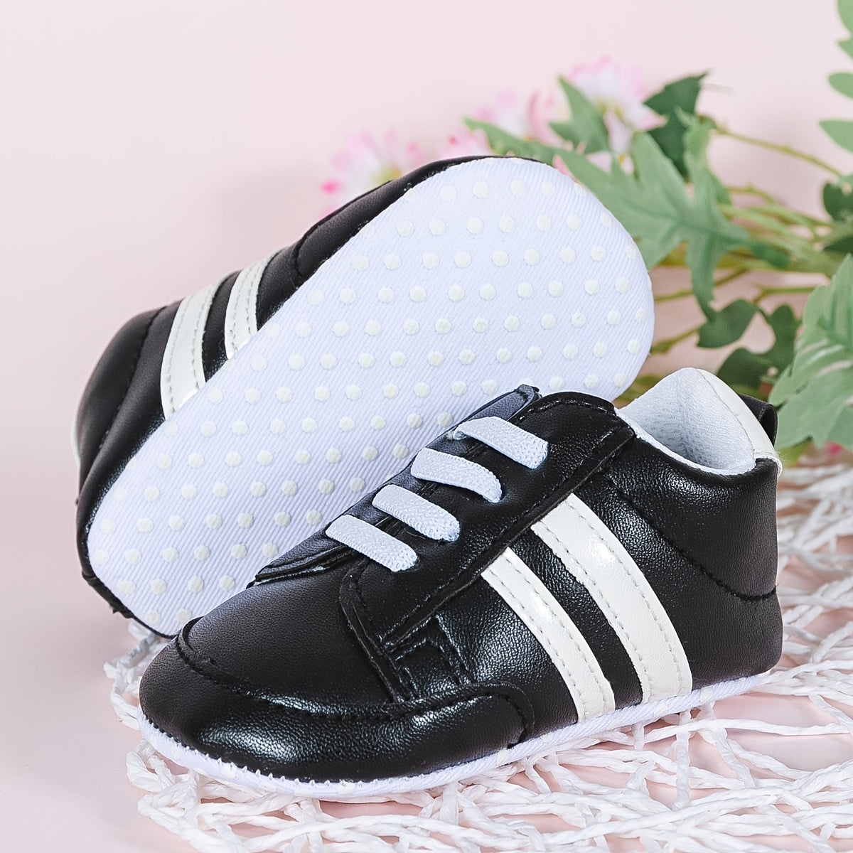 Infant Baby Girls Soft-soled Anti-slip Sneakers for Prewalker Stages