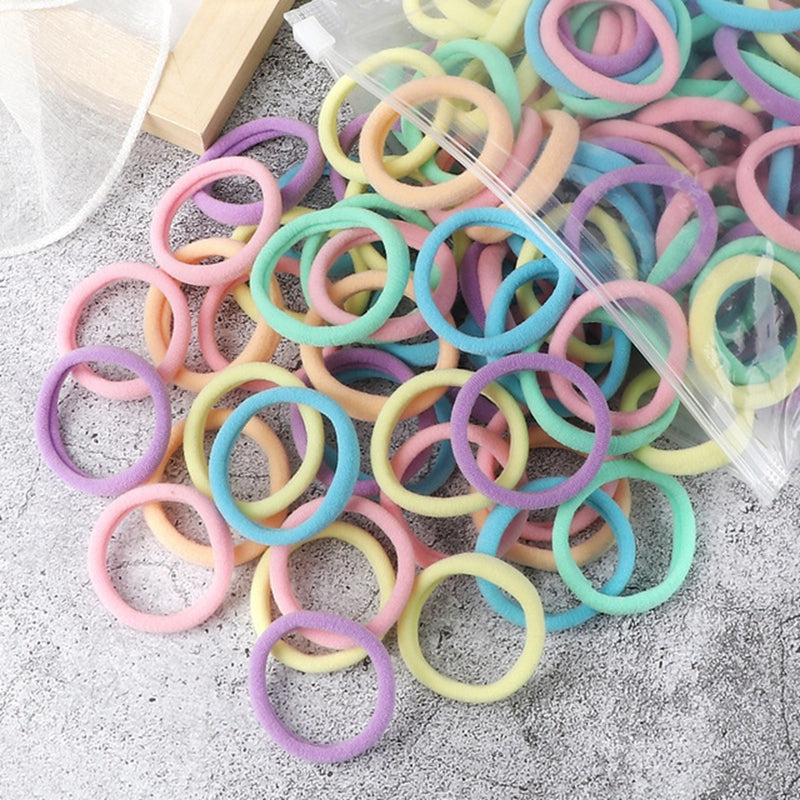 50PCS Solid Color Hairbands