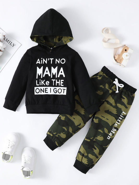 Boys' Hooded Sweatshirt & Sweatpant Set