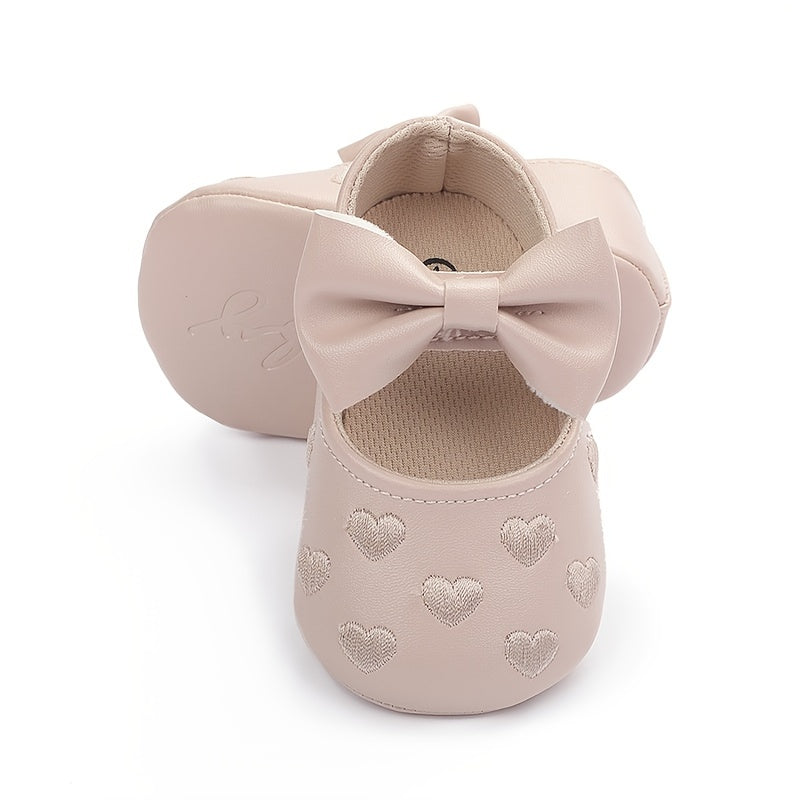 Infant Baby Girls Mary Jane Flats with Soft-soled Anti-slip Design