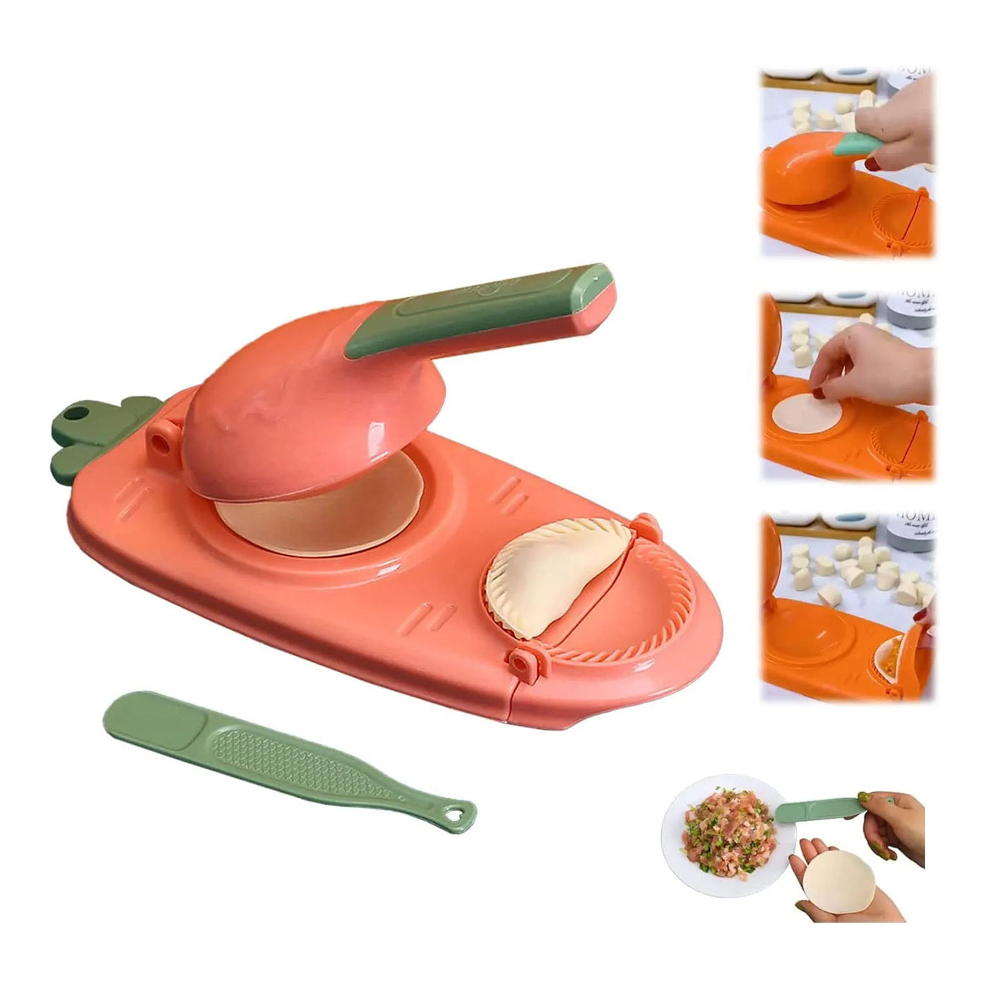 1-Piece 10"/9" 2-in-1 Dumpling Maker