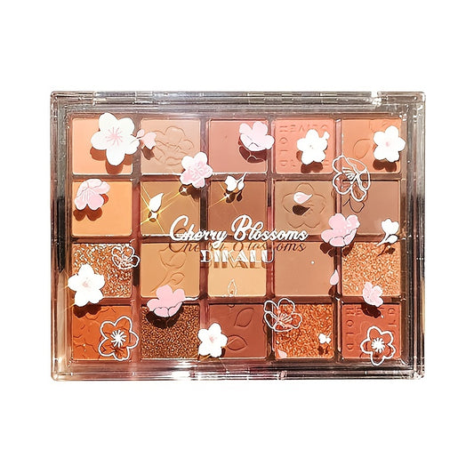 Milk Tea Earth Red-brown Eyeshadow Palette - 20 Colors for Makeup Beginners