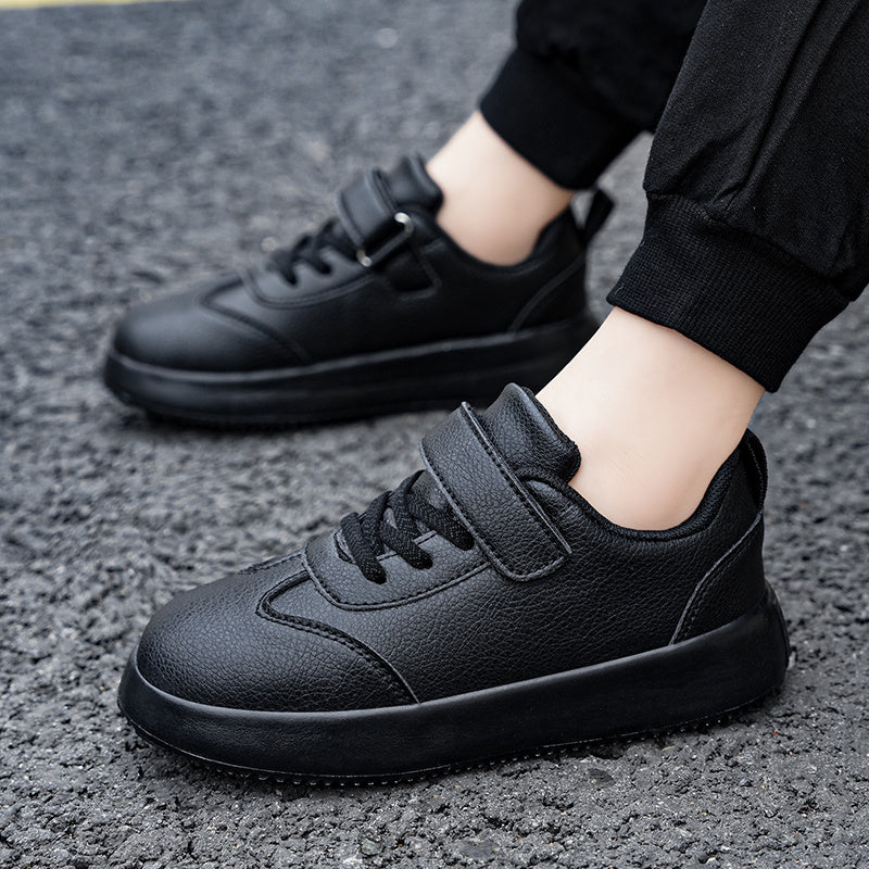 Fashion Leather Casual Shoes for Boys - Fall/Winter Ready